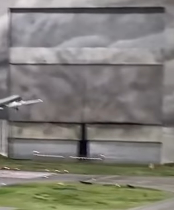 Toy Plane Landing in the Beyond